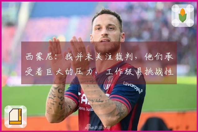 西蒙尼：我并未关注裁判，他们承受着巨大的压力，工作极具挑战性